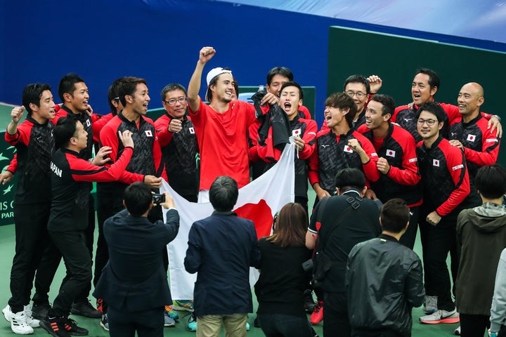 ２月の予選で中国を破り、ファイナルズ進出を決めた日本チーム。(C)Getty Images