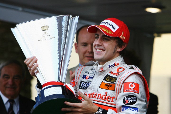 F1のモナコGPでは２度の優勝を果たしたアロンソは、新たな夢に向かって進み始めた。(C)Getty Images