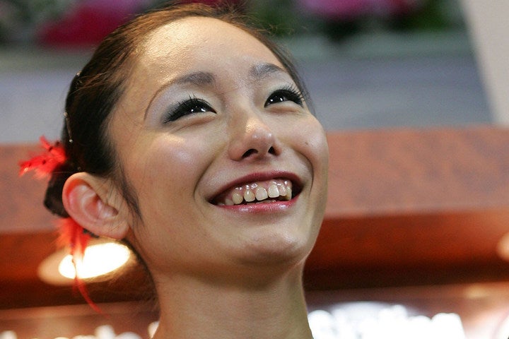 アクアドームくまもとで開催された「プリンスアイスワールド2019-2020熊本公演」に出演した安藤美姫。（C）Getty Images