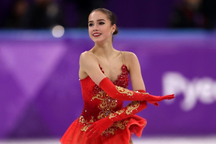フィギュアスケート平昌五輪金メダリストのザギトワ。（C）Getty Images