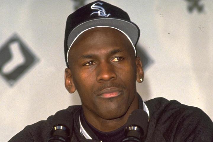 1994年２月７日（日本時間８日）、“バスケの神様”マイケル・ジョーダンがシカゴ・ホワイトソックスとマイナーリーグ契約を結んだ。（C）Getty Images