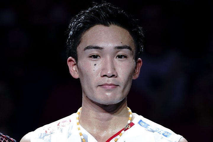 男子バドミントンでシングルス世界ランク１位の桃田賢斗。（C）Getty Images