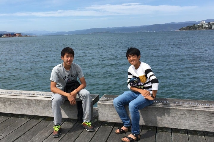 脇坂（左）金田（右）はともにニュージーランドへ遠征。異文化にも触れ、充実した遠征だった様子。写真：JTA提供