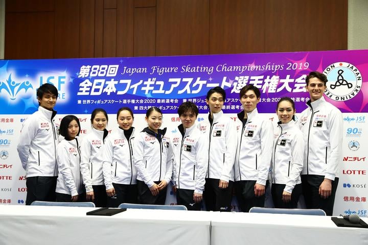 羽生、宇野ら世界選手権に参加する予定だった日本人選手たち。　写真：茂木あきら（THE DIGEST写真部）