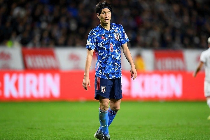 2019年も日本代表で13試合に出場している原口元気。写真：金子拓弥（サッカーダイジェスト写真部）