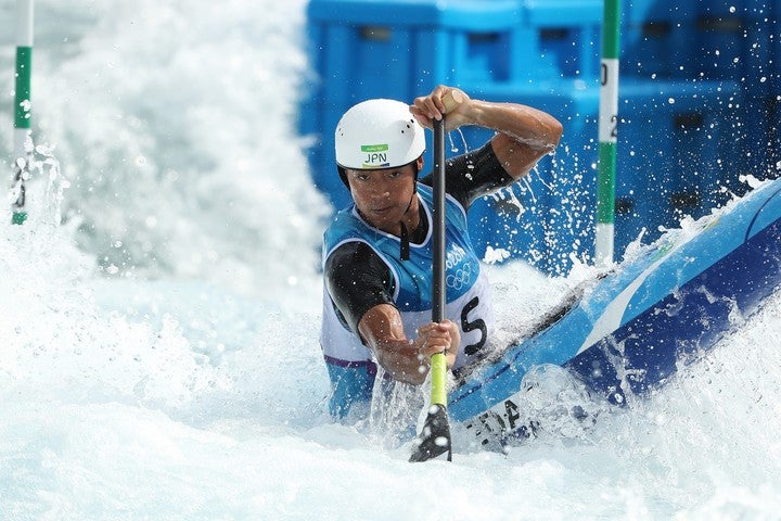 カヌーの羽根田卓也が自宅でできるトレーニングを紹介した。(C)Getty Images