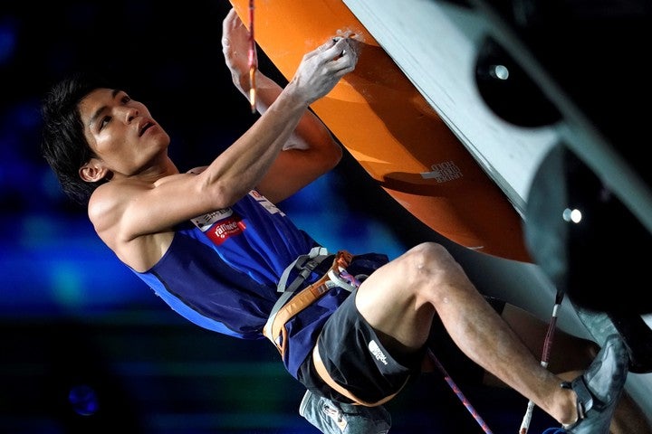 異例の五輪延期にスポーツクライミング・楢﨑が自身のインスタグラムにコメントを投稿した。(C)Getty Images