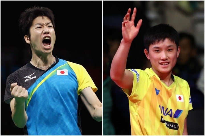 日本卓球界を牽引する水谷と張本が東京五輪延期を受けコメントを発表(C)Getty Images