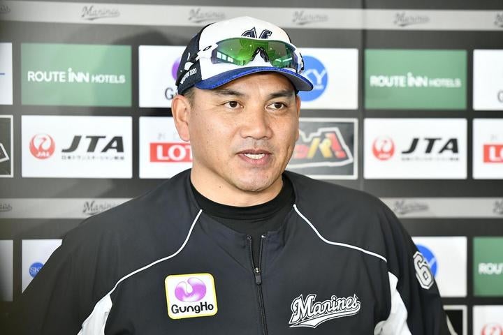 2018シーズンからロッテの監督を務める井口資仁さんがファンからの質問に答えた。写真：金子拓弥（THE DIGEST写真部）