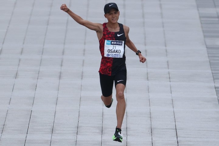 マラソン日本記録保持者・大迫傑が、ランニングを推奨し話題を呼んでいる。(C)Getty Images