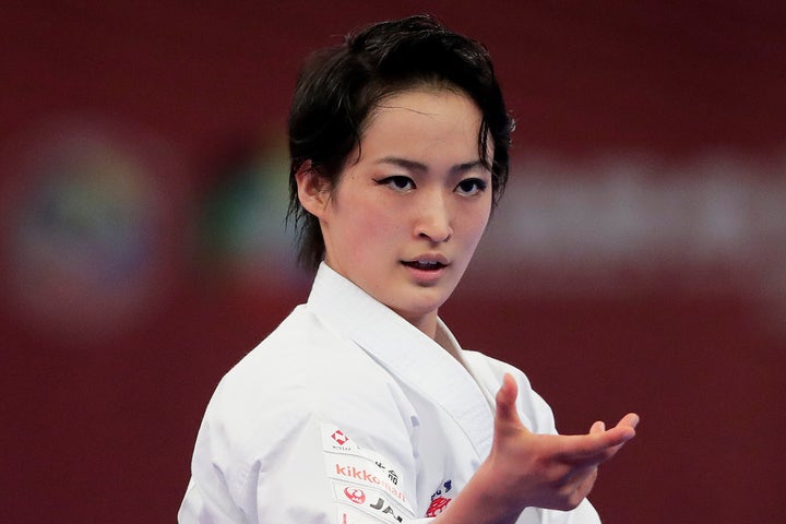 2014、16年には世界選手権優勝、日本選手権では13～19年まで7連覇と、圧倒的な実力で日本の空手界をけん引する女子形の清水。（C）Getty Images