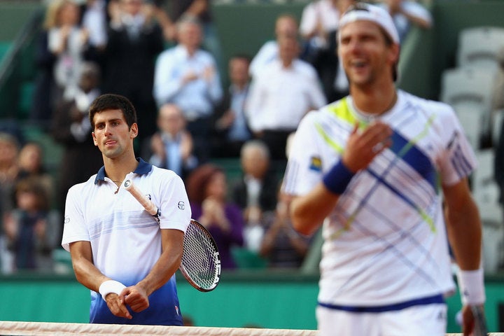 2010年の全仏でメルツァーに敗退した際には、「テニスをやめてしまいたかった」と語ったジョコビッチ。（C)Getty Images