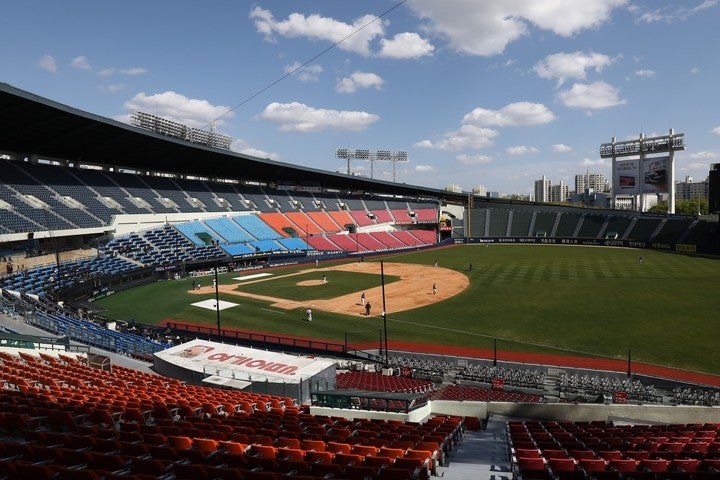 明日開幕の韓国野球。徹底した防護策が背景にあった。(C)Getty Images