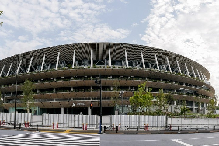 日本スポーツ振興センターは、国立競技場をはじめとする施設の使用中止を延長した。(C)Getty Images