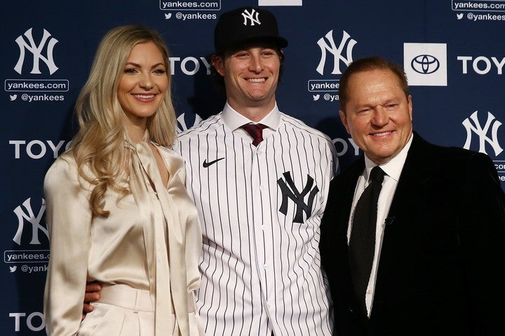 昨オフ、９年３億2400万ドルの超大型契約をヤンキースと結んだコール。今回のオーナー案に「ちょっと待ってよ！」と思っているに違いない。(C)Getty Images
