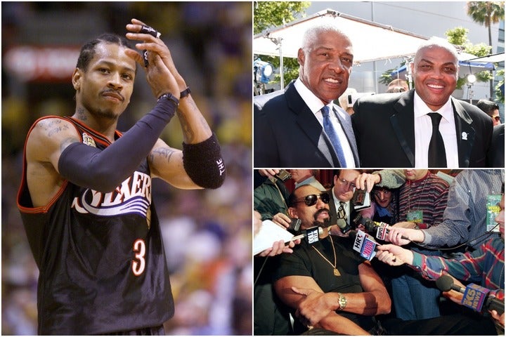 アイバーソン、ドクターＪ、バークレー、チェンバレン。76ersは個性と実力を兼ね備えたスーパースターを数多く輩出してきた。(C)Getty Images