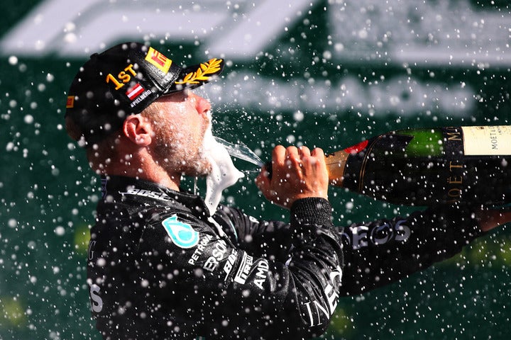 F1開幕戦となるオーストリアGPでメルセデスのボッタスが優勝した。（C)Getty Images