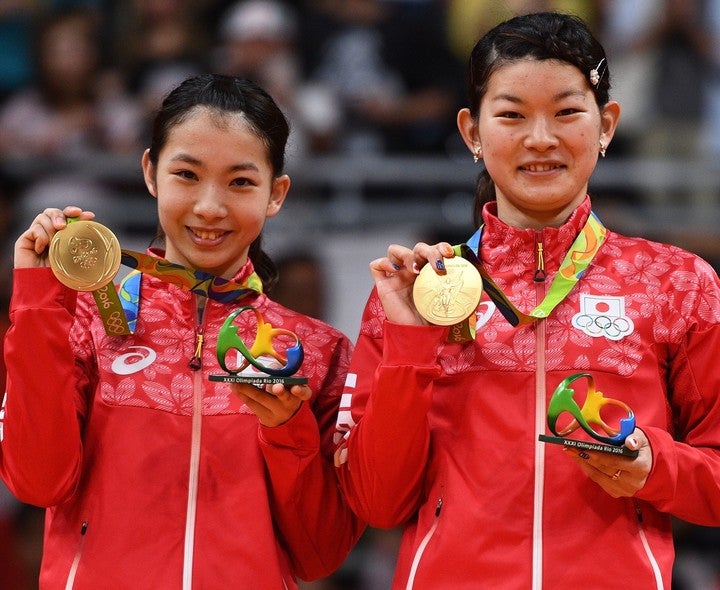日本女子初の快挙をリオ五輪で達成。常に二人で歩んできたからこそ成し遂げられたものだった。(C)Getty Images