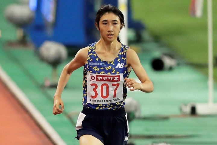 1500メートルで初優勝した、21歳の田中希実。(C)Getty Images