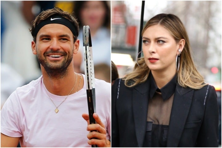 交際が発覚した当初は、テニス界きっての美男美女カップルともてはやされた２人。（C）Getty Images