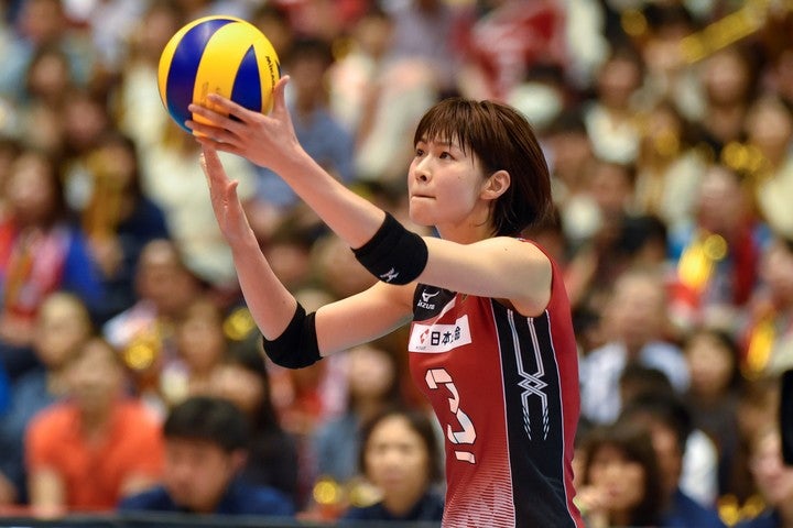 木村さんは、北京五輪メンバーの竹下さん、河合さんとの３ショットを公開した。(C)Getty Images