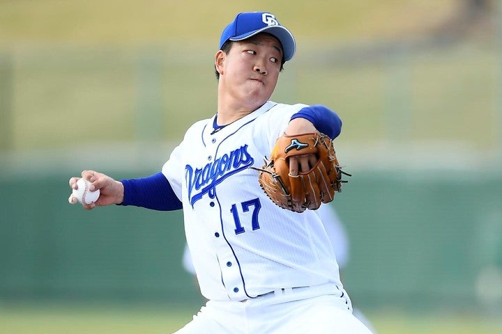 中日の柳が一軍登録。9月11日以来の勝ち星を挙げられるか。写真：金子拓弥（THE DIGEST写真部）