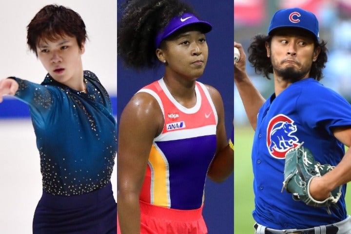 宇野（左）、大坂（中央）、ダルビッシュ（右）は、いずれもゲーム好きで知られるスポーツ選手だ。(C)Getty Images