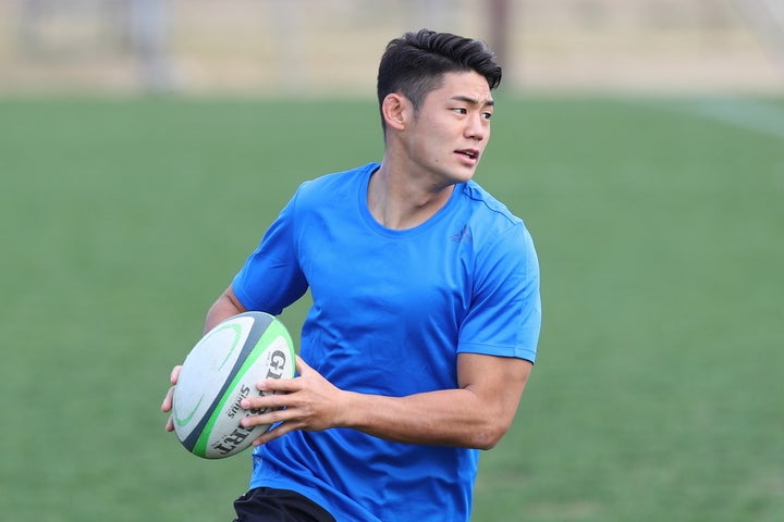 ２年半ぶりにセブンズ日本代表に復帰した藤田は、ポスト福岡堅樹としてチームをプレーで引っ張るべく練習を重ねる。(C）Athletemarketing