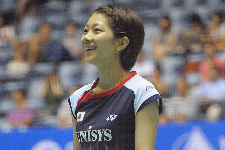 バドミントンの潮田さんが公開したカジュアルコーデにファンの注目が集まっている。（C）Getty Images