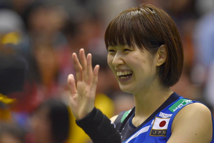 ４大会連続五輪に出場した木村さんは“もふもふダウンジャケット姿”を披露した。(C)Getty Images