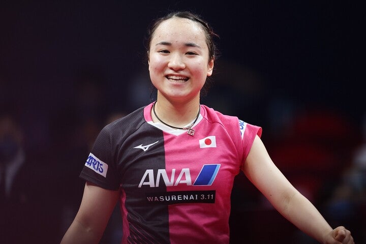 日本女子卓球のエース伊藤。今大会は２種目で４強入りを決めた。(C)Getty Images