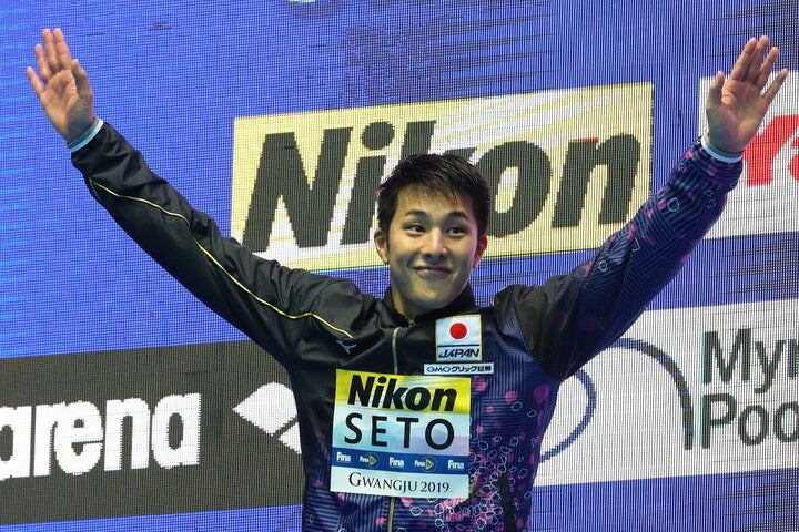 競泳界唯一の東京五輪内定者である瀬戸大也。４月の日本選手権では３種目に出場する。(C)Getty Images