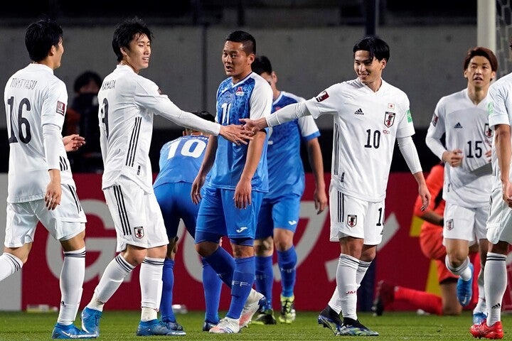 驚愕の14ゴールを叩き込んだ日本のパフォーマンスに海外メディアも驚愕の声を挙げた。(C)Getty Images