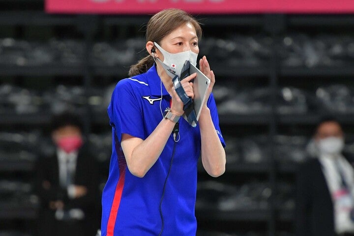 中田監督率いるバレー女子日本代表は今後、イタリアで開催されるネーションズリーグに参加し、五輪メンバーの選考に入る。(C)Getty Images
