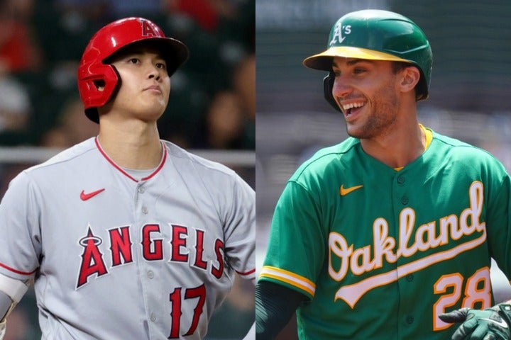 大谷（左）を絶賛したオルソン（右）。やはり二刀流の存在感は米球界でも傑出しているようだ。（C）Getty Images