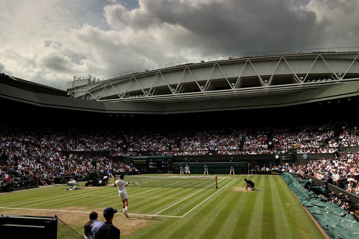 テニスの聖地にあるまじき行為が行なわれた可能性が浮上している。（C）Getty Images