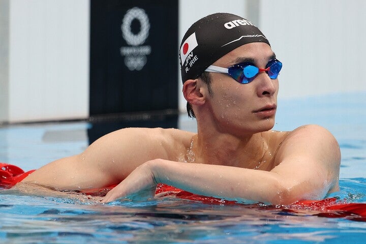 100分の１秒差で決勝進出を逃した入江は、その悔しさをかみしめるように前を向いた。(C)Getty Images