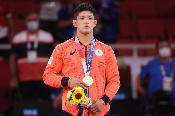 柔道73キロ級で五輪連覇を達成した大野。(C)Getty Images