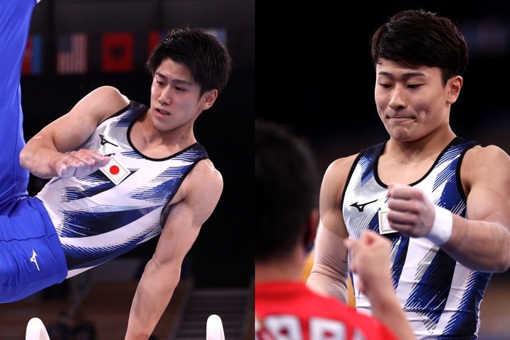団体銀メダルを獲得した橋本(左)と北園(右)が総合に登場。果たして結果は……？(C)Getty Images