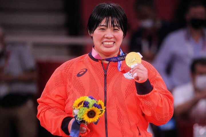 初出場ながら日本柔道界に９個目の金メダルをもたらした女子78キロ級の素根輝。（C）Getty Images