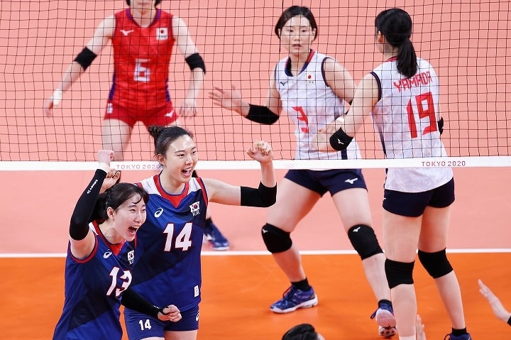日本との熾烈な争いを制した韓国が、オリンピックで快哉を叫んだ。(C)Getty Images
