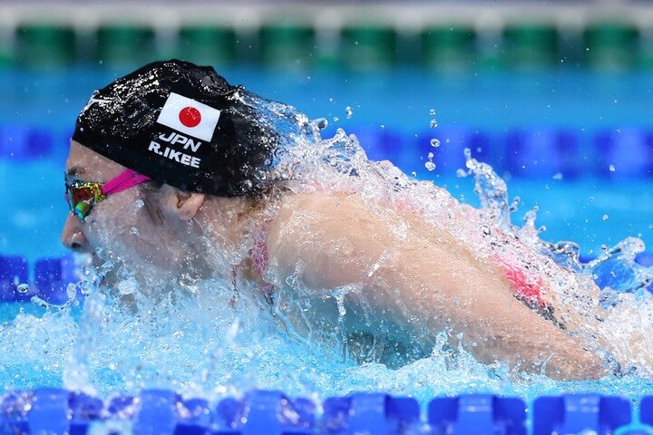 東京五輪ラストレースはメダルに届かず。だが、復活した池江は大きな一歩を刻んだ。(C)Getty Images