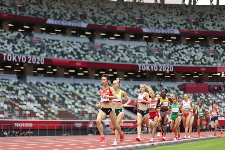 国立競技場のデザインそのものには、不満の声は上がっていないようだ。写真は女子1500m。(C)Getty Images