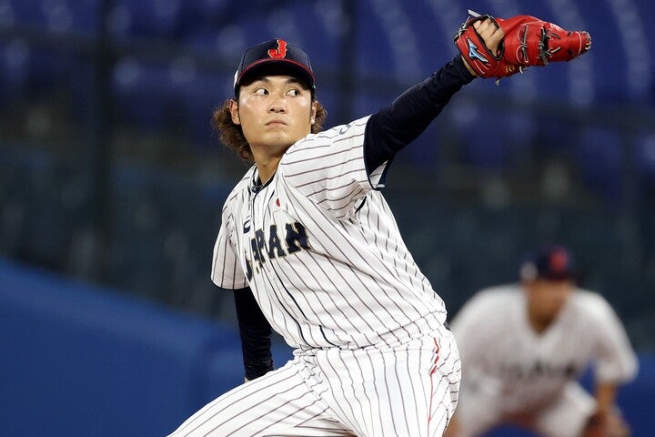 見事な投球で日本に流れをもたらした伊藤。２年前の大学日本代表の経験が生きたように感じる。(C)Getty Images