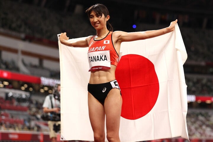 1500メートルで８位入賞を果たした田中。(C)Getty Images
