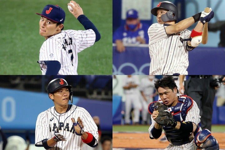 侍戦士からは山田のMVPをはじめ、４人が大会ベストナインに選ばれた。(C)Getty Images