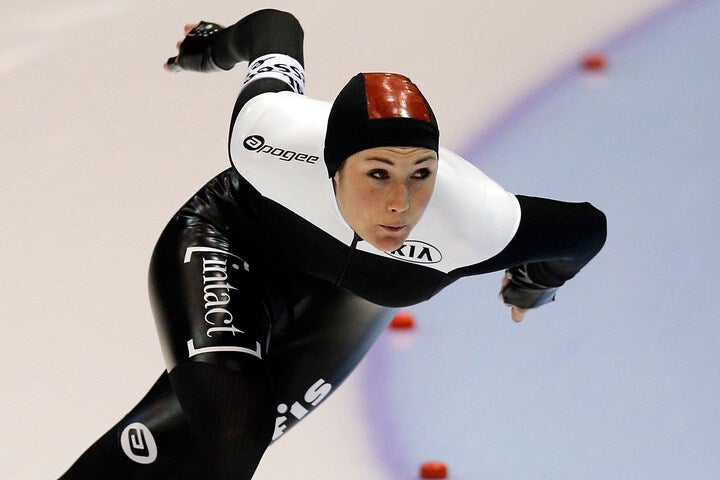 カナダのスピードスケート代表として冬季五輪に出場経験があるビュクシス記者。(C)Getty Images