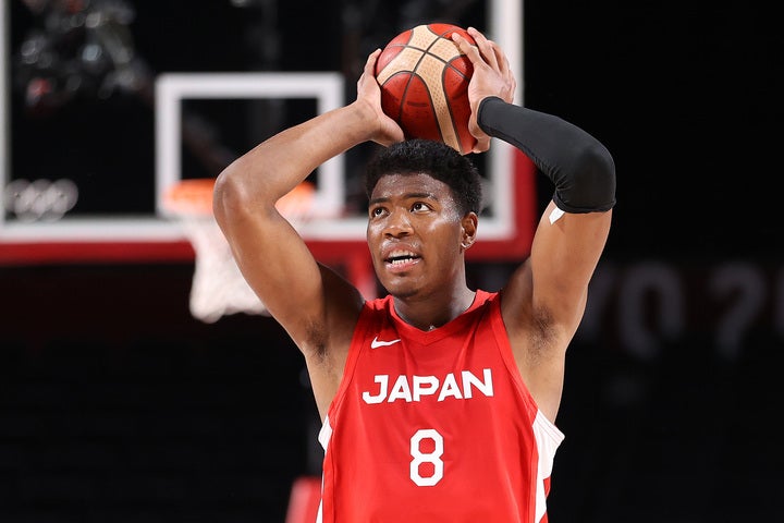 東京五輪では全敗に終わったものの、大会４位の得点を記録した八村。NBA３年目の新シーズンも躍進が期待される。(C)Getty Images
