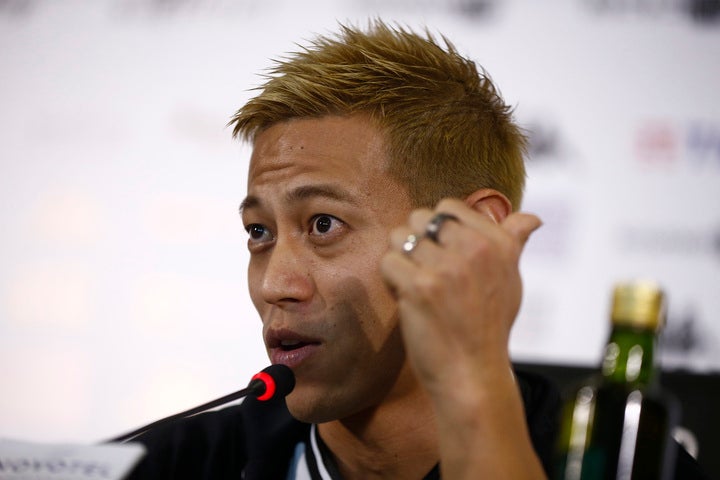 本田はボタフォゴ移籍時と同じく、デビュー戦でゴールを決めた。(C)Getty Images
