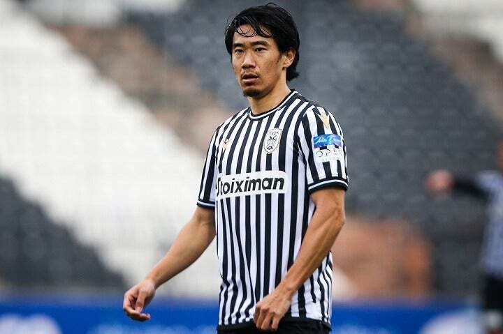 PAOKで出番すら与えられていない香川。はたして、Jリーグ復帰を決断するのか。(C)Getty Images
